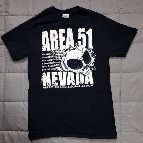 Area 51 Alien Skull Shirt - Picture 1 of 7